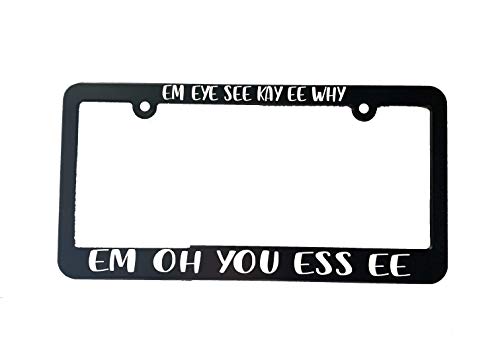 Em Eye See Car License Plate Frame Holder Gift
