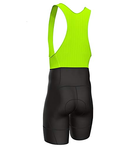 Sparx Elite Men's Cycling Bib Shorts Bike Racing Bibs Coolmax Padded (XL, Black/Pink) - Thumbnail 4