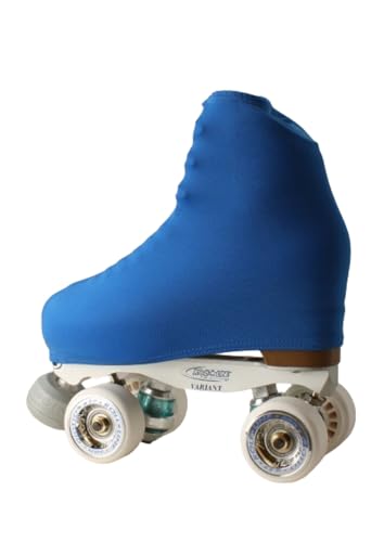 Funda cubrepatin para Patines en línea y Patines de Hielo, Fundas Opacas, Resistentes y elásticas, para Patines de Hielo 2ud Azul electrico