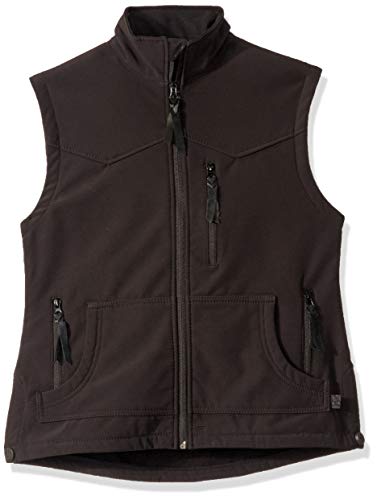 STS Ranchwear STS3452M Women's Flattering Cut Softshell Vest (Black, Medium)