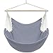AMANKA XXL Hängesessel Grau 185x130 cm belastbar bis 150kg - Hängestuhl Indoor und Outdoor – dekorativer Hängesessel für Garten - Sitzsack zum Hängen – Hängesitz für kleinen Balkon