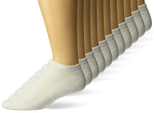 Hanes Men's Big and Tall X-Temp P12 B&T Cushioned No Show White, Big & Tall Shoe Size: 12-14