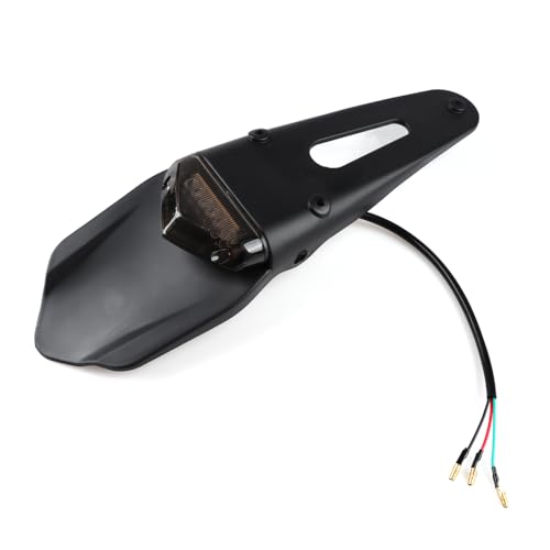 Image of Rear Mudguard LED Brake Tail Light Turn Signals Running Lamps License Plate Light With 3 Wires for Custom Off-road Cross Dirt Bike Enduro Yamaha Suzuki Kawasaki Honda CRF
