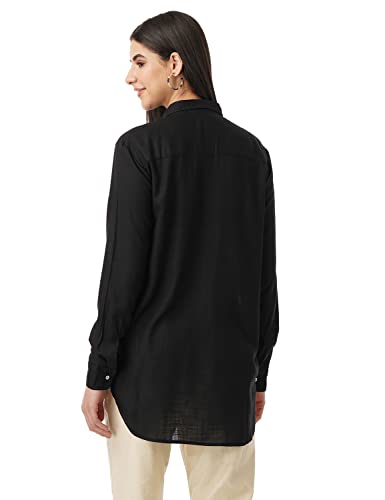 Image of FYLTR Women's Full Sleeves Casual Collar Regular Fit Top -Lightweight, Soft Handfeel