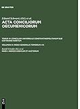 Indices codicum et auctorum (Acta conciliorum oecumenicorum. Concilium Universale Constantinopolitanum sub Iustiniano habitum. Index Generalis Tomorum I-IV., Band 4)