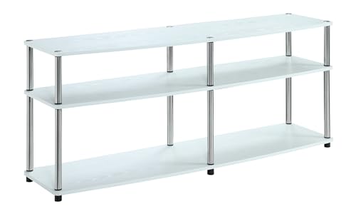 Convenience Concepts Designs2Go No Tools 3 Tier Wide TV Stand 59.25