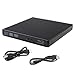 Juanery——External Blu-ray CD Drives，USB 2.0 Blu-ray DVD CD Drive/BD - ROM/DVD Player for PC Computer Various Brands of Desktop, Laptop, Super Notebook and So On (Black)