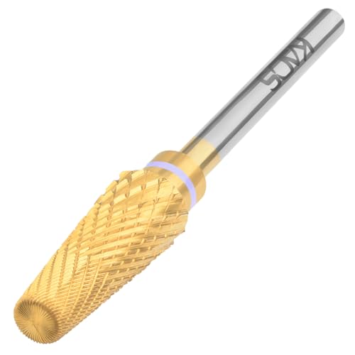 KADS 3 piezas Brocas para taladro de uñas de carburo 5 en 1 miniatura 2