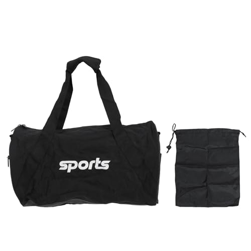 Cffuvros Bolsa de Ginástica Cilíndrica de Grande Capacidade (Unissex), Bolsa de Viagem, Bolsa Perfeita para Pernoite de Fim de Semana para Atividades Físicas, Esportes e Viagens de
