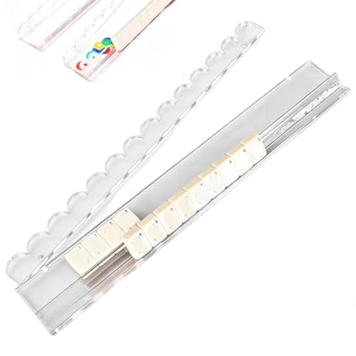 Mahjong rack acrylique élimine les blocages pour un jeu fluide de 20 pouces