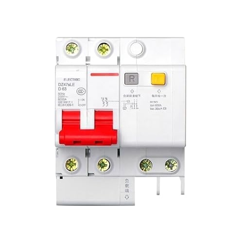 Disjoncteur différentiel DZ47sLE 2P D 32A 50mA pour la protection contre les fuites