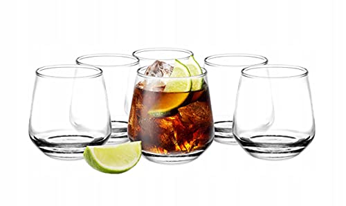 Altom Design Lot de 6 verres à eau - 370 ml - Passe au lave-vaisselle et au micro-ondes