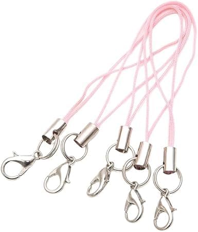 20Pcs Mobile Phone Rope Strap Charm Lariat Lanyard Phone Charms with Lobster Clasp Cords for Cellphone USB Drive, Keychain DIY Jewelry Accessories