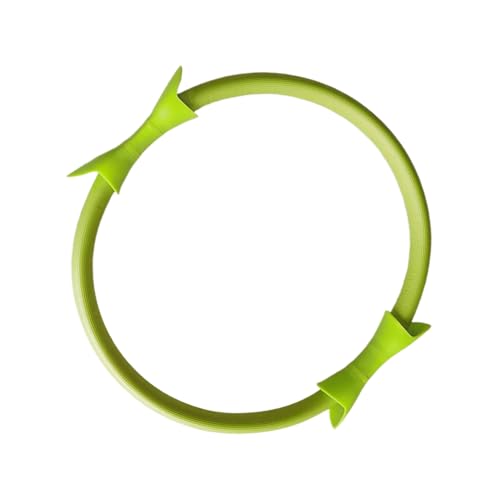 de Resistencia de Pilates – Aro de Pilates de Resistencia de Fitness de 14.9 Pulgadas, Equipo de Ejercicio de Doble Agarre, tonificador de Brazo de Muslo de Doble Mango, círculos de