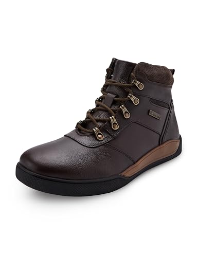 Image of Red Chief Genuine Leather Casual Boots for Men | Rugged & Stylish Everyday Footwear | RC3841