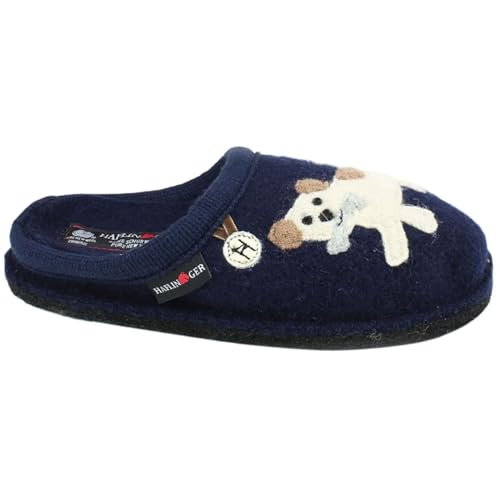 HAFLINGER Fido Navy Slippers3