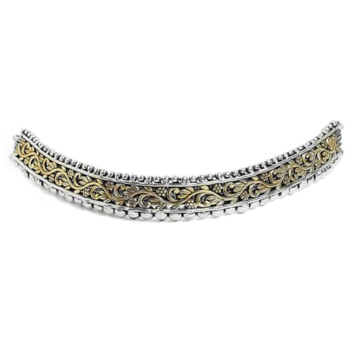 Image of Rubans Choker Necklace Oxidised Style Trendy Jewellery Gift for Women & Girls