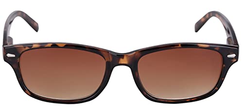 Reading Sunglasses 'The Intellect' - Unisex Full Lens Sun Readers (no bifocal) - Spring Hinges & Maximum UV Protection