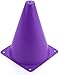 Faswin 30 Pack Soccer Cones, 7 Inch Colored Cones for Sports, Traffic Cones Training Agility Field Marker Plastic Cone for Skating, Football, Games, Indoor Outdoor Activity & Festive Events, 6 Colors