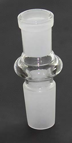 Budawi® Adapter Chillum 18.8er auf 14.5er Kupplung für Glaskopf Schliffadapter Adapterstück Glasbong – Bild 3
