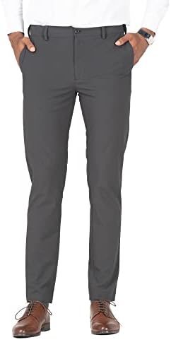 The Pant Project Luxury PV Lycra Stretchable Formal Pants for Men | Stylish Slim Fit Men's Wear Trousers for Office or Party | Mens Fashion Dress Trouser Pant