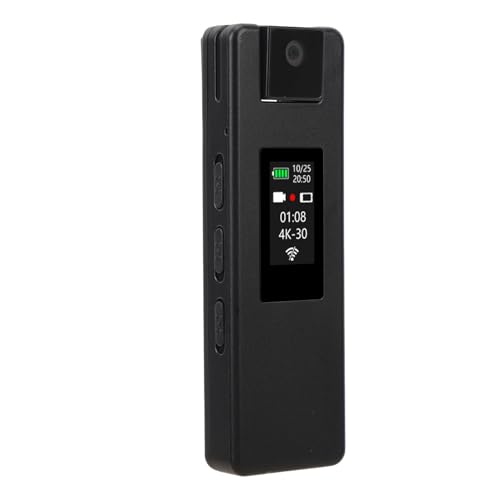 Action Camera 4K Video Recording, Motion Detection, 180 Degree Rotating Lens Body Video Recorder with Clip, Loop Recording, Back Clip Design