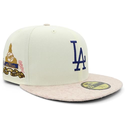 Casquette New Era Los Angeles Dodgers 59FIFTY ajustée en laine pour éviter les déformations