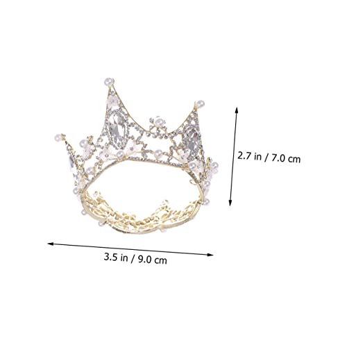 Couronne de mariage Mobestech en alliage strass et perles