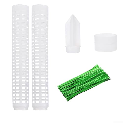 Poste de soporte de musgo con bandas para plantas trepadoras, longitud personalizable para ayudar al crecimiento de plantas de jardín interior (28,5 x 4 cm)