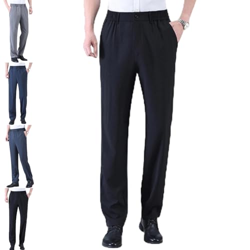 Caloset Elderstride Men's Super Stretch Loose Fit Pants, Elastic Waistband Wicks Sweat Quickly to Keep You Dry