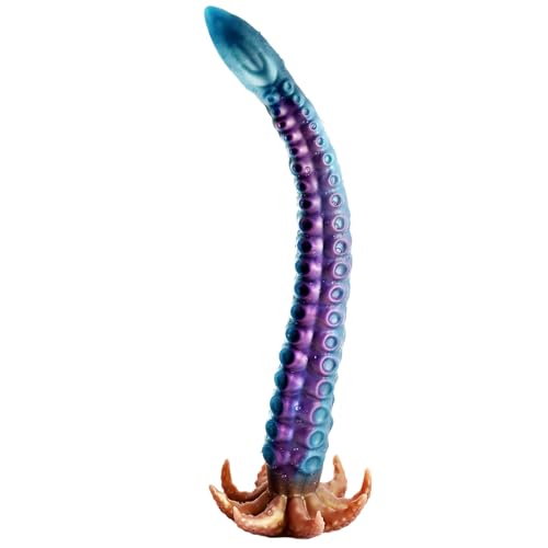 Image of Long Tentacle Dildo, 19 inch Realistic Anal Plug with Strong Suction Cup, Large AnalDildo for Deepest Sex, Soft Dildo Easy to Clean Big Dildos Adult Toys & Games