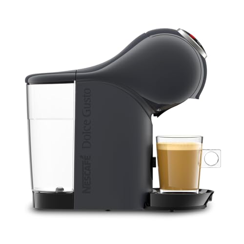 NESCAFÉ Dolce Gusto Genio S Plus von Krups, kompakte Kapselkaffeemaschine, 0,8 Liter Kapazitat, 1500 Watt, automatische Entkalkungswarnung , kosmisch-grau, ‎KP340B