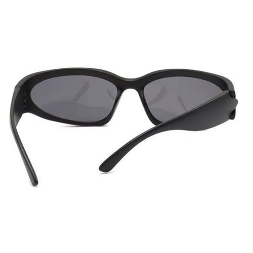 Image of Dervin UV Protected Wraparound Y2K Sunglasses for Men & Women, Full Rim Trending & Stylish Sports Shades