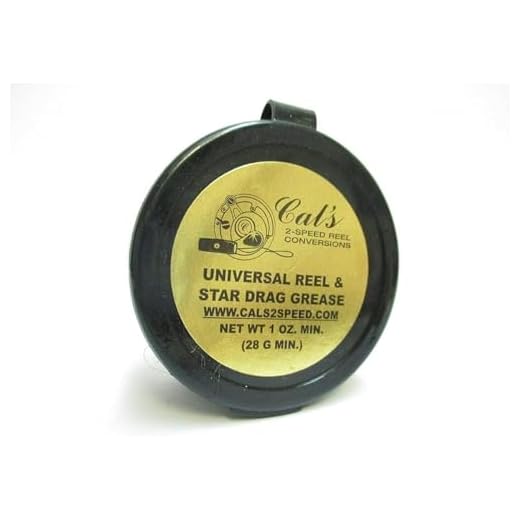 Cal's Universal Reel and Star Drag Grease Multi Use 1 Pound Tub (Tan, 1 Ounce)