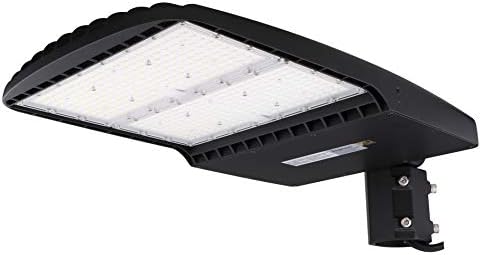 dephen 300W LED Parking Lot Light DLC UL-Listed, 5700K Led Shoebox Pole Lights 42000Lm Equivalent 1000W Metal Halide - LED Street Light for Outdoor Area Lighting - Slip Fitter - 100-277Vac