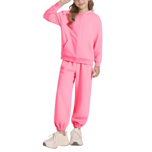 Back to School Outfits for Girls Athletic Sweatsuit 2 Pieces Sweatshirts and Pants Long Sleeve Pullover Outfits Fall Clothes2