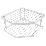 Rangement d'angle efficace : cette armoire d'angle optimise l'espace inutilisé avec des étagères métalliques à double niveau, transformant les coins négligés en rangement précieux. Idéal pour garder les casseroles, poêles et épices bien rangées, il améliore la nification de votre cuisine et offre un accès plus facile à vos essentiels, ce qui rend la préparation des repas un jeu d'enfant.