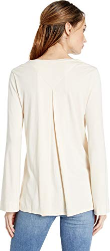 Lilla P Long Sleeve Pleat Back Champagne XS3