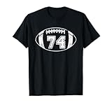 Football Player #74 Football Mom Dad Jersey 74