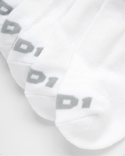 AND1 Mens Low Cut Socks - 12 Pack Performance Stretch Athletic Compression Sock for Men - Sports No Show Socks (6-12.5)4