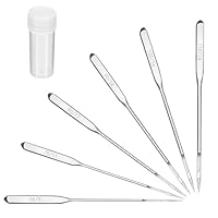 Diffaxy 60 Stücke Nähmaschine in 6 GroBen: 65/9,75/11,80/12,90/14,100/16 und 110/18 Universal Nähmaschinennadeln Set für Haushalt Nähen