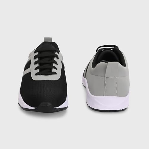 Image of Centrino Urban Sneakers for Man | Shoes for Men Stylish | Casual Lightweight Lace-Up Canvas Walking Shoes | Cushioned Insole | Breathable Comfortable Anti-Skid Sole | Trendy Mens Shoes for City Walks (6823)