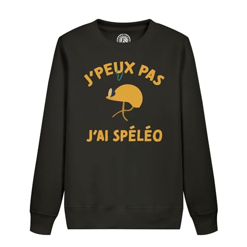 Sweatshirt enfant j'peux pas j'ai spéléo pour jeune explorateur de grotte