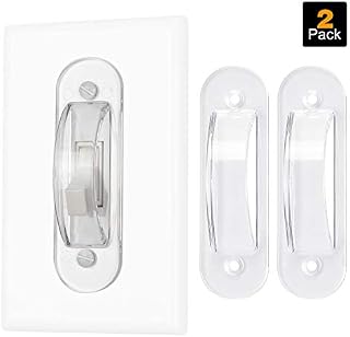 Lisol Wall Switch Guards Plate Covers Child Safety Security Home Decor (2 Pack)