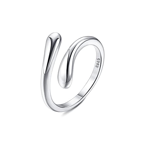 Image of Milacolato 925 Sterling Silver Toe Rings for Women 18K White Gold Plated Arrow Heart Infinity Vintage Celtic Knot Teardrop Daisy Flower Stylish Toe Rings Adjustable Toe Band Rings Summer Beach Foot Jewelry