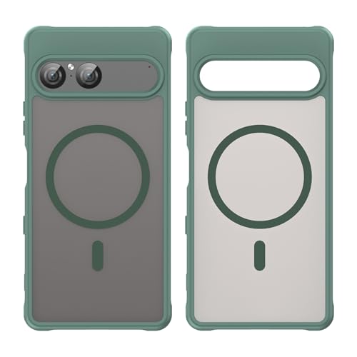 Image of Compatible with Sony Xperia 10 VII Case Cover,Compatible with MagSafe,Anti-Fall,Compatible with Sony Xperia 10 VII 5G XQ-FE54 XQ-FE72 Cell Protective Phone Case Green