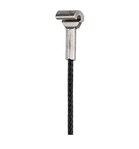 Image of STAS Steel Cable with Cobra (10, Black 78 inch (200 cm))