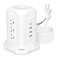 AZ　【新品未使用品】ワトゥーサ　ソリューションコンセントレ➕ユメクテ Amazon.co.jp: NVEESHOX 電源タップ タワー型 usb コンセント