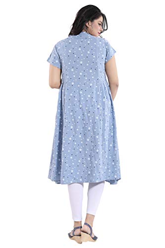 Womens Maternity Kurti Pant Set - Charcoal