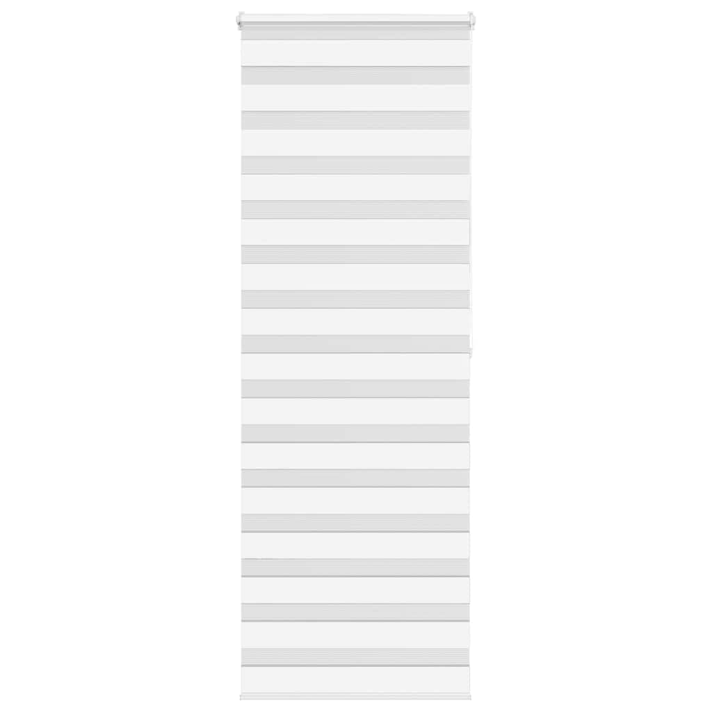 Store enrouleur double blanc 70 x 200 cm avec brise-vue intérieur occultant